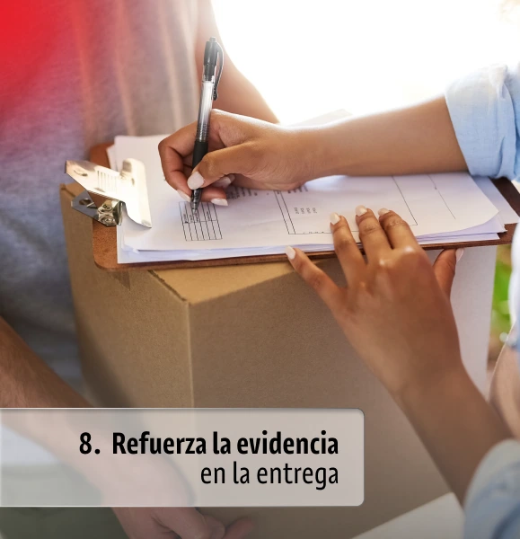 Refuerza la evidencia en la entrega